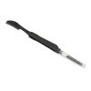 Double Head Eyebrow Eyelash Comb Women Foldable Portable Brow Mascara Brush Makeup Grooming Tool Black