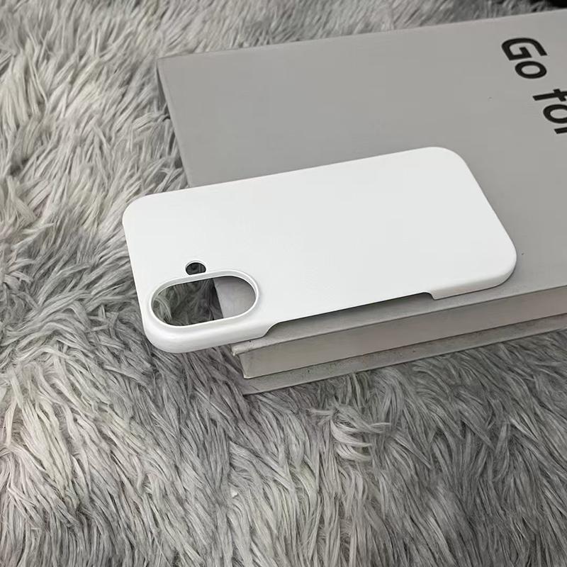 PC Half Pack Case For iPhone 16 15 14 13 Pro Max Plus Mini Half-Wrapped Matte Clear Back Cover Shockproof Frosted Colorful Shell