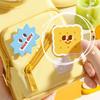 Large-capacity Schoolbag Pencil Case  Primary School Students' School Stationery Box Visual Pain Window Velcro Pencil Case