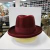 New Style Wool Fedora Hat with Bow Ribbon Decor - 100% Pure Wool Felt