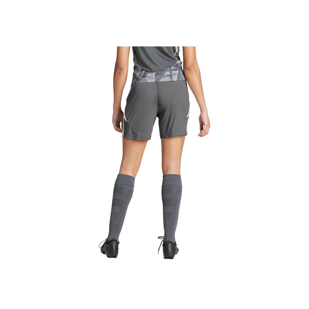adidas Tiro 24 Logo Design Versatile Sports Shorts Football Pants Women Shorts Medium-Gray IT2405