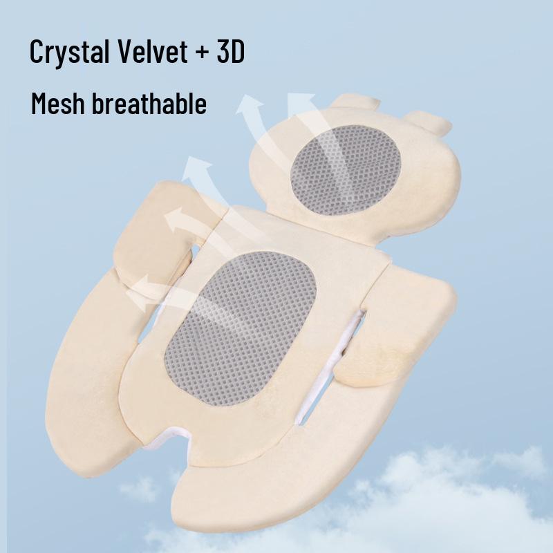 Baby Protective Cushion Set: Newborn Bassinet, Stroller, Car Seat, and Lumbar Support