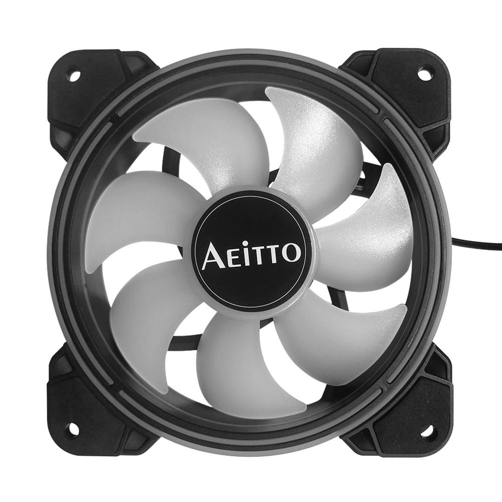 Buy DC 12V PC CPU Case Cooling Fan 120mm 4PIN CPU Radiator Heat Sink