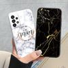 Case For Samsung Galaxy A53 5G A 53 Back Cover Protective Silicone Funda Fashion Marble Stone Texture Coque For Samsung A53 Capa
