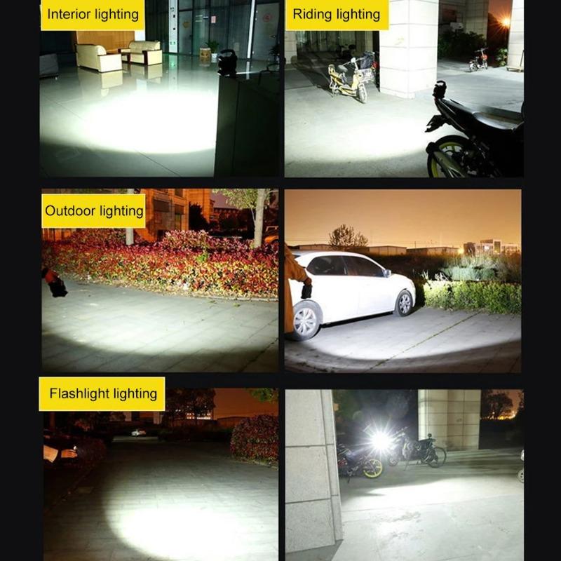 Outdoor LED Portable Lantern Tent Light COB Work Lamp Solar Emergency Spotlight Rechargeable Floodlight for Hiking Camping Light