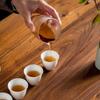 Fangran High-End Mutton-Fat Jade Ceramic Travel Tea Set