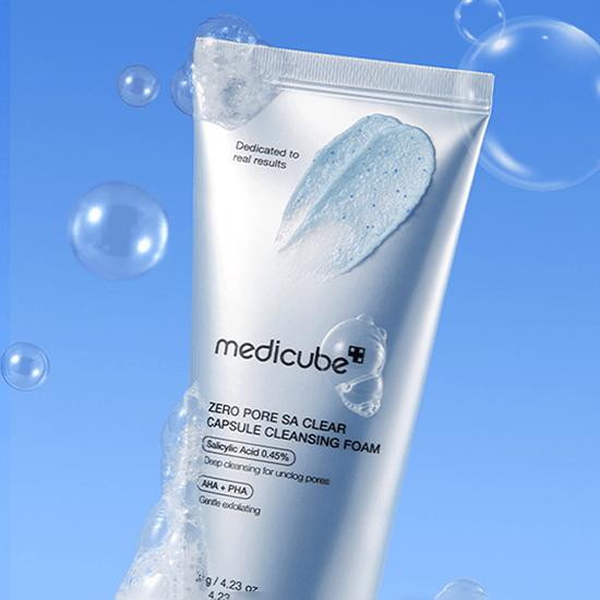 Medicube Mousse nettoyante Zero Pore SA Clear Capsule 120 g