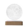 Desk lamp, ambient bedside night light, magnetic levitation moon lamp, festival LED light, gift