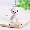 Cartoon Resin Bear Doll Women Men Cute Anime On Bag Car Trinket Jewelry Wedding Party Girls Gift Bag Charm