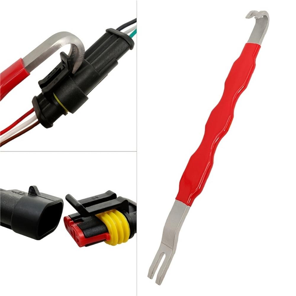 Werkzeug zum Entfernen elektrischer Anschlussstecker für Kraftfahrzeuge, Entferner von Kabelsteckern, Werkzeug zum Entfernen und Trennen von Kabelbaumsteckern für Kraftfahrzeuge, Autoreparatur