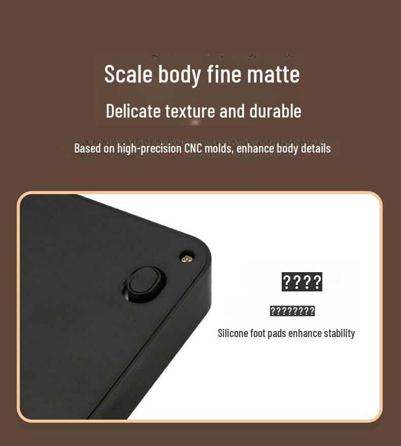 LED Smart Italian Coffee Brewing Scale with Automatic Timer