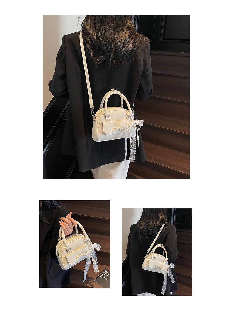 Women's Spring/Summer 2025 Korean-Style Ribbon Crossbody Handbag