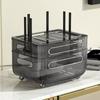 Multi-Tier Living Room Router Storage Box Wireless WiFi Desktop Modem Cable Organizer TV Set-Top Box Storage Shelf