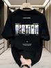 Summer New Style American Streetwear Loose Unisex Tshirt 100 Pure Cotton Soft and Breathable Material Suitable for Daily Wear