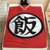 Dragon Ball Charaktere Druck Flanelldecke, Hohe Qualität, Bequem für Alle Jahreszeiten, Heimdekoration, Wärme und Komfort, Perfekt für Weihnachtsgeschenke