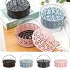 Iron Mosquito Coil Box Mosquito-repellent Household Wrought Cover Decor Sandalwood With Mosquito Iron Home Burner Incense M7X0