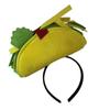 Freunde Halloween Pommes Frites Hut Lustiger Stoff Taco Haarreif Gelb Personalisiert Kreativer Pizza Hut Kopfbedeckung
