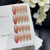 Dopamine V-Shaped French Minimalist Handmade Colorful Nail Patches