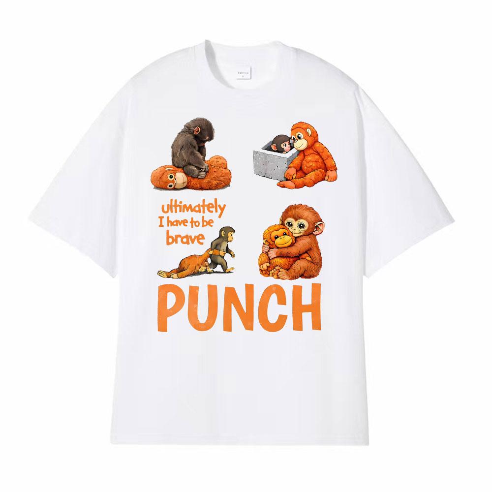 Baby Punch Monkey Lonely Punch Essential Tshirts Men Women Summer Fashion Style Classic T Shirt 100 Cotton ONeck Tshirt Tops