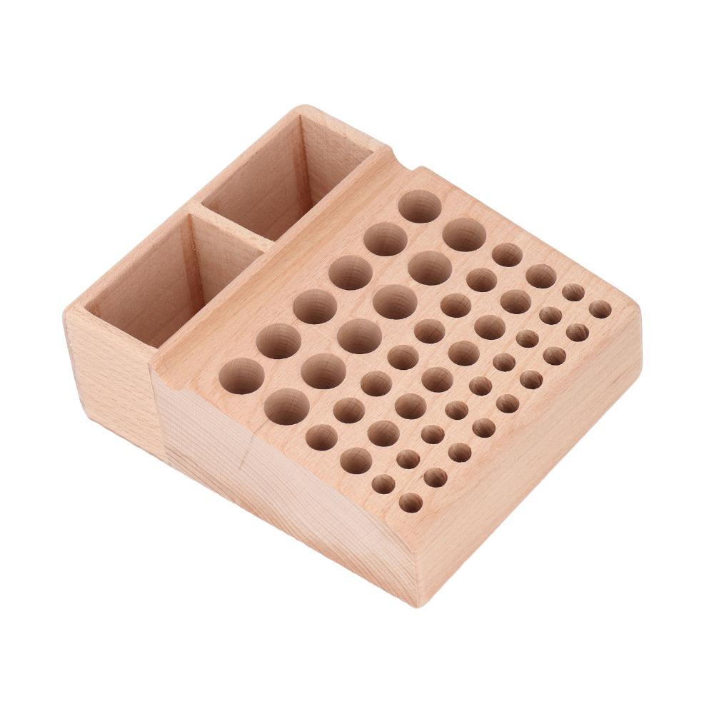 With Grooves Leather Craft Tool Holder 46 Holes Leather Holder Tool Crafting Organizer