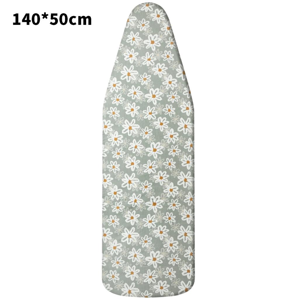140x50cm Thick Iron Ironing Board Cover, Elastic Edge Wrapping, Heat Insulation, Reflective, Household Cleaning Tool, Ironing