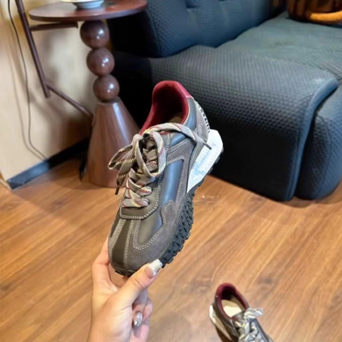 

Maillard small inner height increase German training shoes women s spring 2025 new Forrest Gump shoes sports dad shoes trend 40 серый