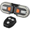 Luz Trasera Impermeable para Bicicleta Control Remoto Intermitentes 5 Modelos Carga para Bicicletas de Montaña Scooters