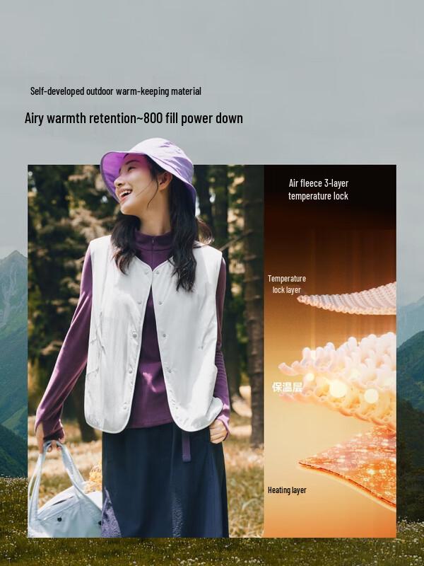 Beneunder Women s Air Fleece Vest Jacket