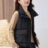 Fashion Winter Women's Warm Vest Hooded Thick Casual Sleeveless Jackets Woman Short Coats