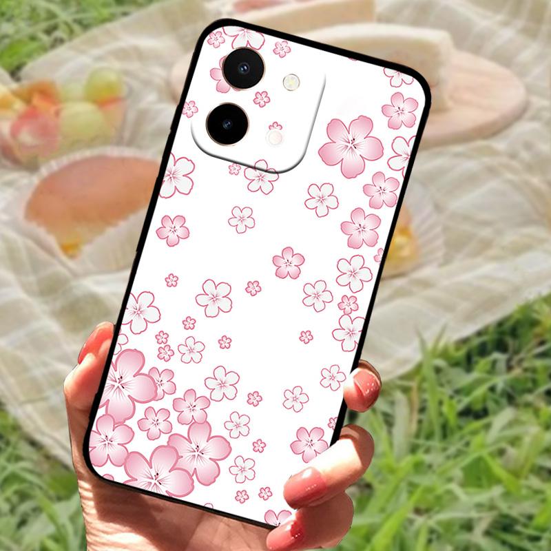Case For Vivo Y28 4G Back Cover Anti-Falling Phone Shell For VIVO Y28 Fashion Fundas Non-slip Cartoon Soft Silicone Phone Bumper
