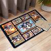 Husky Adventures Frames Pattern Rug Floor Mat for Living Room or Bedroom Soft and Comfortable Carpet a Gift for Birthday and Holiday.