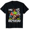 My 1st Birthday Farm Tractor Animals - 1 Year Old Gift T-Shirt