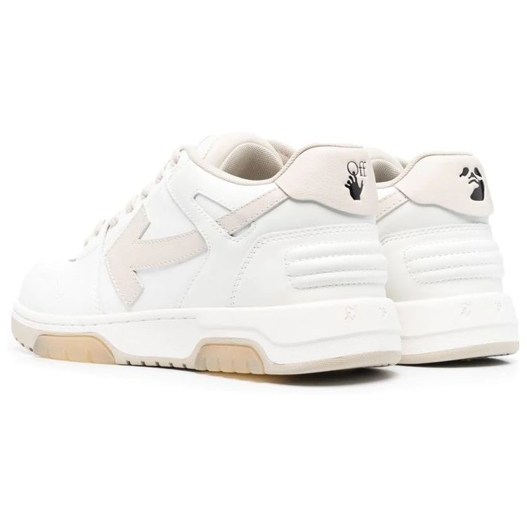 Off-White Кроссовки мужские Out of Office White Beige OMIA189C99LEA0040161