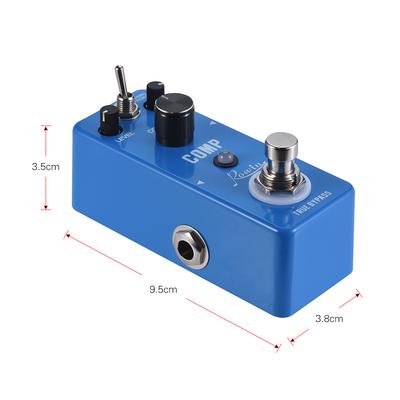 Rowin COMP Kompressor Komprimieren Gitarreneffektpedal Aluminiumlegierung Shell True Bypass