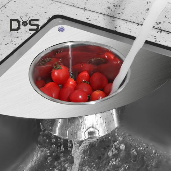 1/2Pcs Stainless Steel Swan Sink Strainer Basket Rustproof Corrosion Resistant Faucet Hanging Filter Basket Kitchen Sink Drain Basket