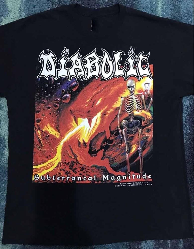 Diabolic - Subterraneal Magnitude T-shirt Black Cotton Unisex All Sizes CO533 Unisex T-Shirt M