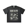 260 GSM Double Yarn 32 Count 100% Cotton Hajime No Ippo V3 Print Unisex Heavy Cotton T Shirt