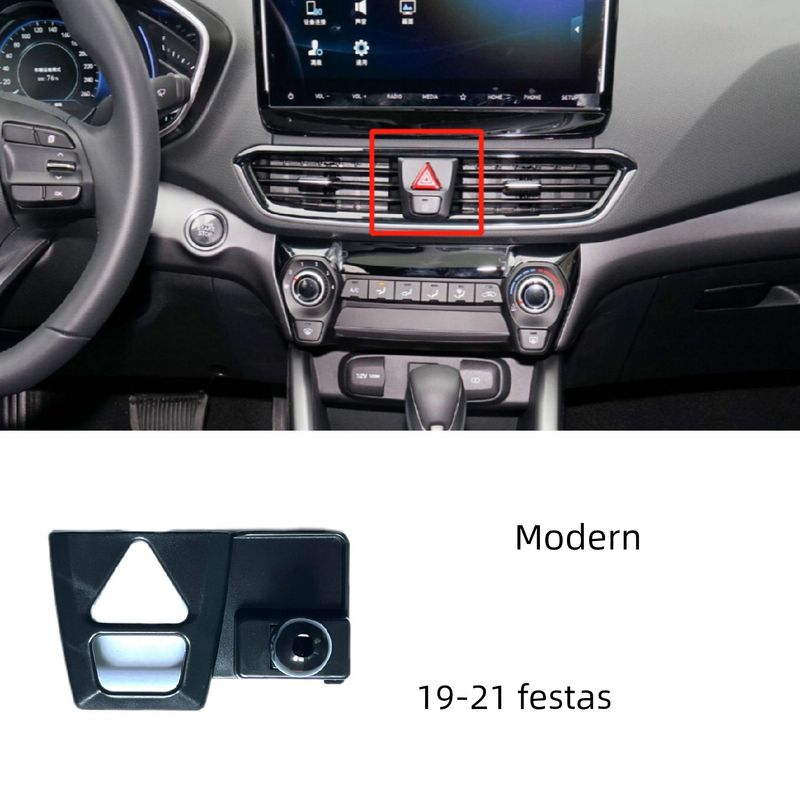 Mobile Phone Car Mount Base Specifically Designed for Beijing Hyundai Santa Fe, Elantra, Tucson, Ix35, Lafesta, Sonata 10