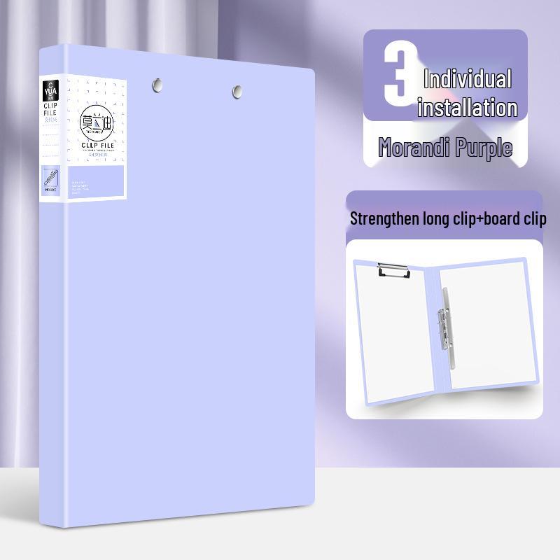 Thickened Test Paper Data Folder: Durable Clipboard for Students and Offices