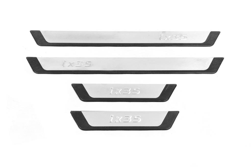 

Накладки на пороги Omsa Flexill (4 шт, нерж) для Hyundai IX-35 2010-2015 рр.