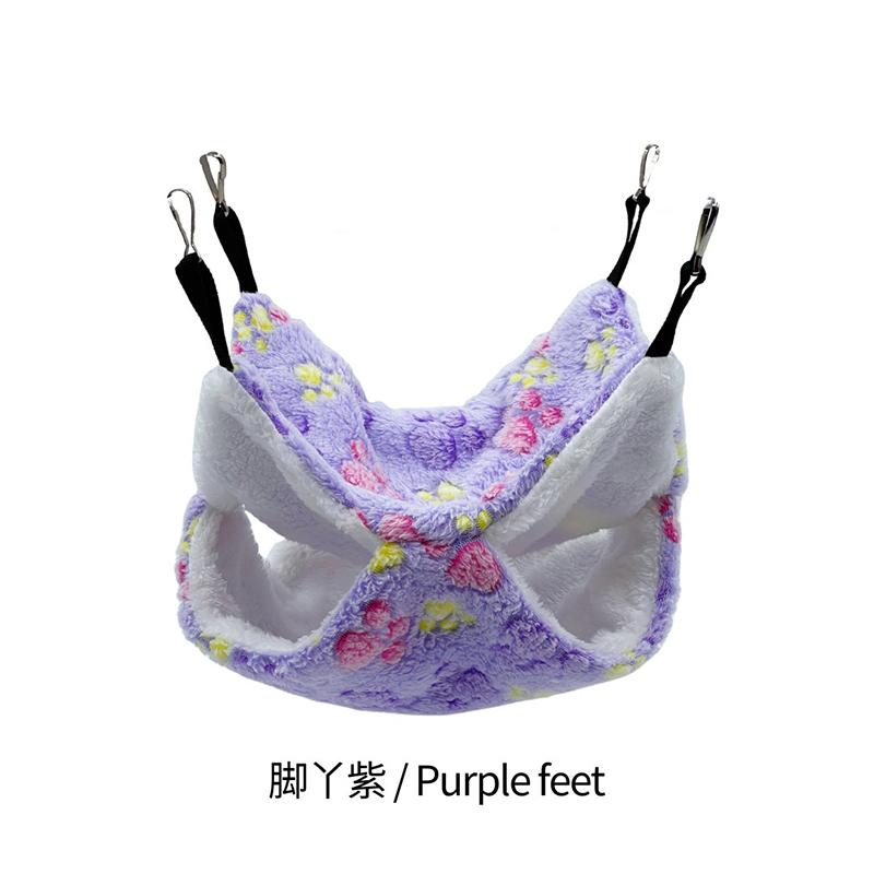 Hamster Hammock Rodent Hamster Bed Rats Accessories for Rat Hammock for Rats Hammock for Rodents Guinea Pig House CXW04