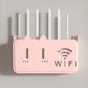 1Pc Wall Hanging Wireless Wifi Router Shelf Storage Box Abs Plastic Organizer Box Cable Power Bracket Organizer Box Home Decor