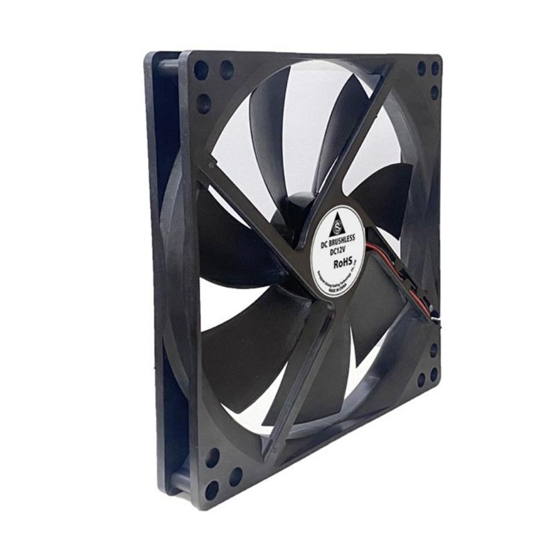 Quiet Operation PC Fan DC12V 18025 Fan Optimized 1500RPM Low Noise for Quiet Work Spaces and 1500R Efficient Cooling