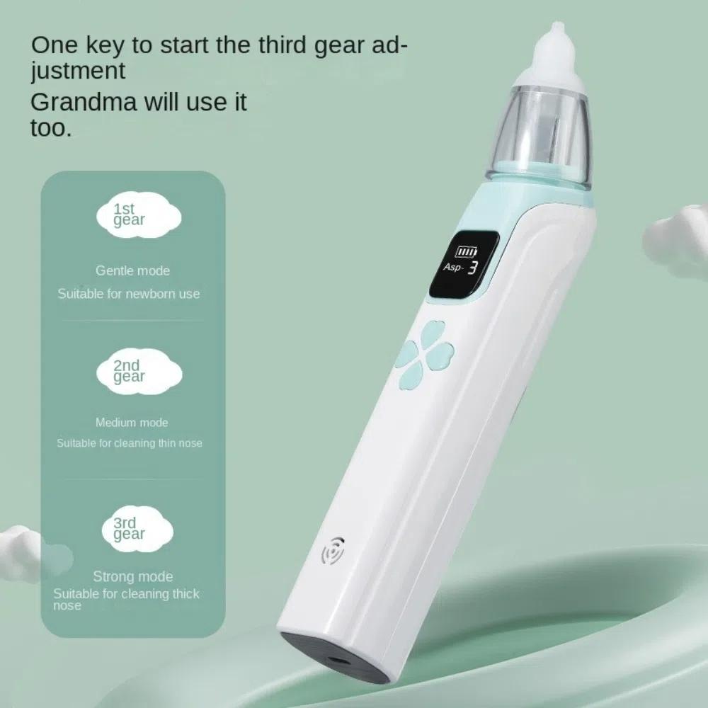 Electric Baby Nasal Aspirator Safety Nose Cleaner Portable Baby Nasal Inhaler  Household