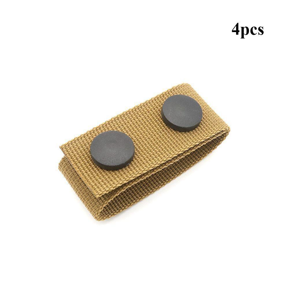 4pcs Heavy Duty Belt Buckle 190*25mm Molle Belt Keeper New Tool Accessories  Outdoot Tool Parts