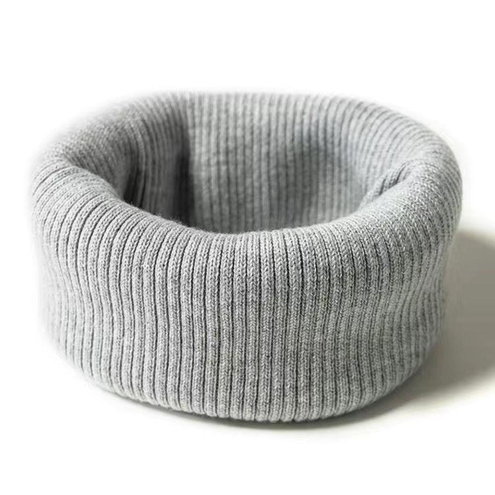 Warm Knitted Ring Scarf Coldproof Thicken Knit Scarf Outdoor Wrap Neck Scarves