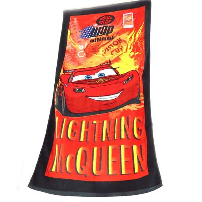 [K4224] - Beach Towel 'Cars' Red Black (70x140 Cm)