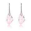 Hook Earrings Irregular Cut Rhinestone Dangle Women Piercing Earrings Jewelry for Party