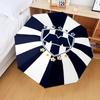 1PC Monter-rey Football Crest Art Printed Umbrella Folding umbrella, automatic umbrella 8-Frame for Travel, camping Fan gifts Christmas Gifts