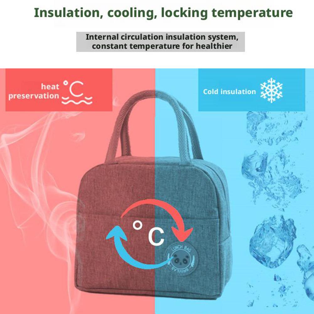 Portable Cooler Bag Ice Pack Lunch Box Insulation Package Insulated Thermal Food Picnic Bag Pouch for Kids Children Bag Gifts